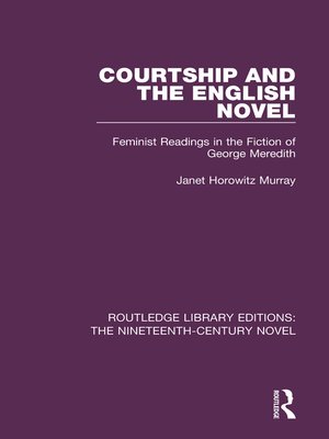 cover image of Courtship and the English Novel
